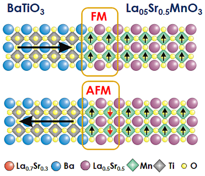 Magnetic reconstruction at the BaTiO3/La0.5Sr0.5MnO3 interface driven by ferroelectric polarization reversal. 