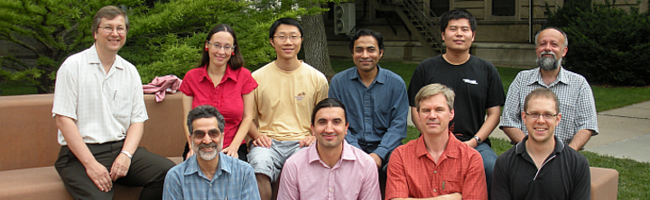 Group picture of Evgeny Tsymbal's research group in 2009